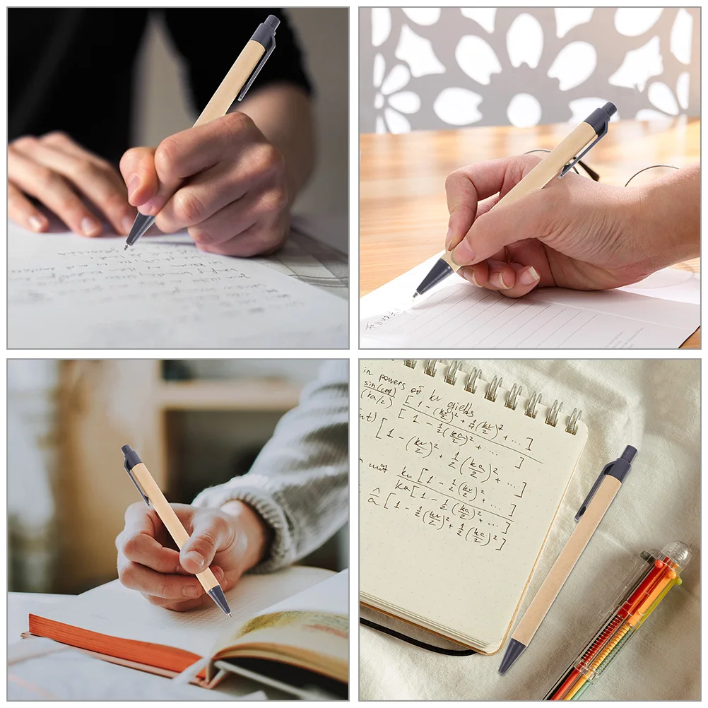 

8 Pcs Telescopic Ballpoint Pen Comfortable Pens Writing Smooth Interesting Encouraging Household