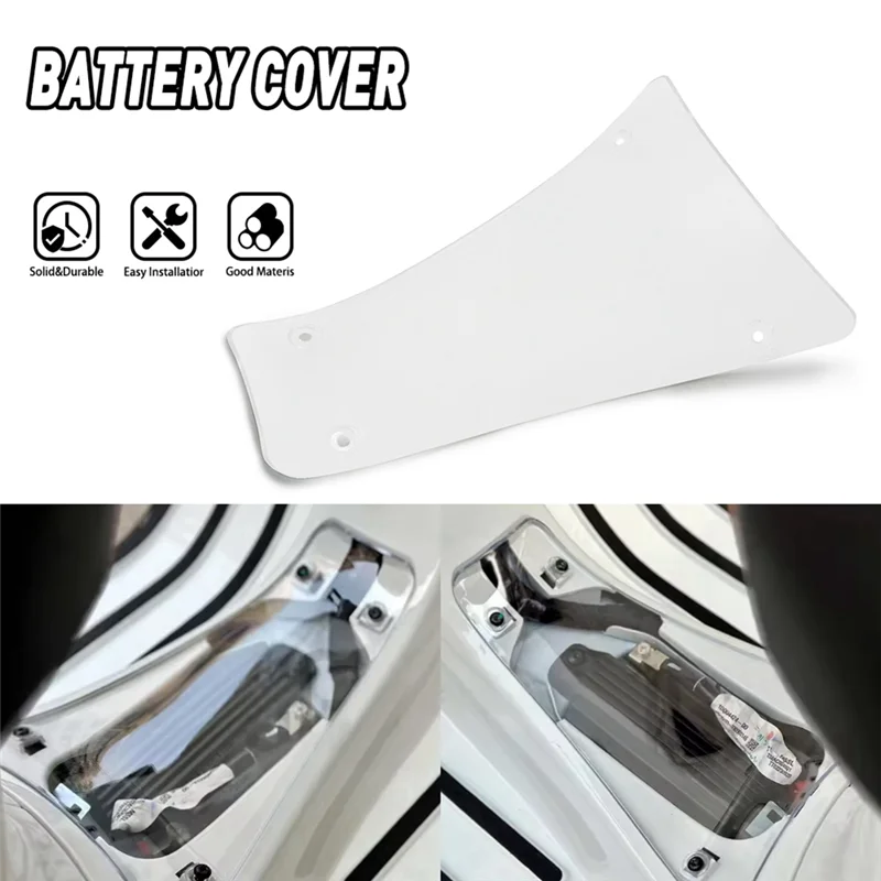 Para vespa gts 150 250 300 gtv 300 hpe 2013-2024 compatível motocicleta bateria proteção capa centro pedal tampa