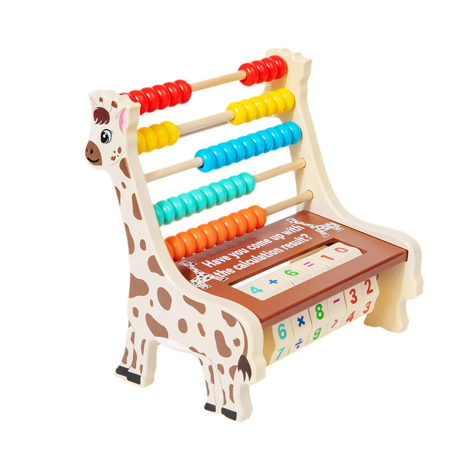 나무 주판 계산 장난감, 소근육 발달, 숫자 알파벳 카드, 수학 학습 장난감, 어린이를 위한 교육용 수학 게임