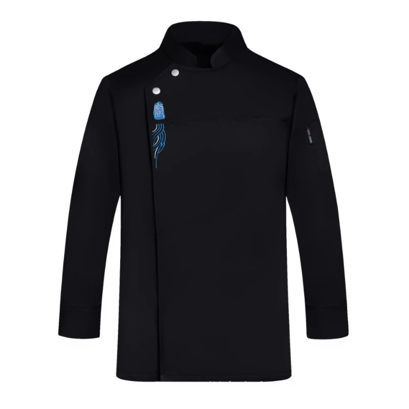 Chef Jacket for Restaurants Kitchen with Long Sleeve and Stylish Design for Men and Women