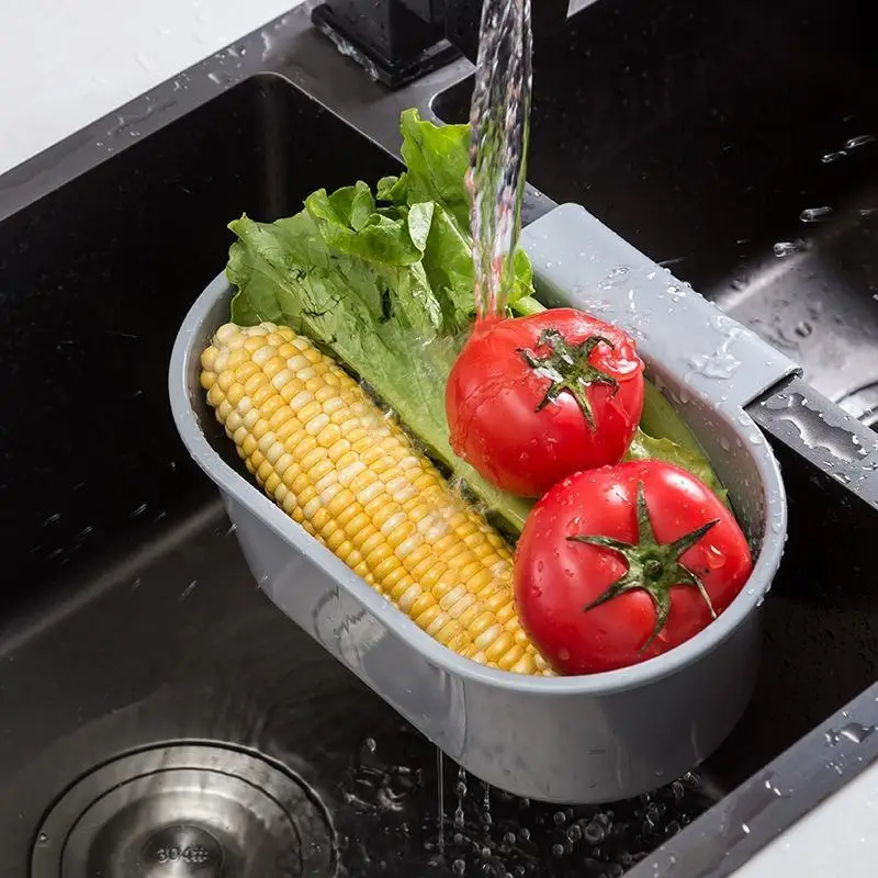 Kitchen Selfstanding Drain Sink Leftover Soup Juice Garbage Filter Storage Basket