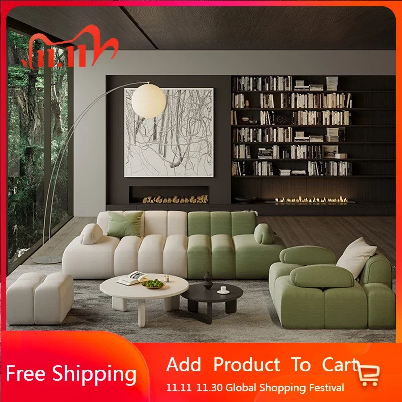

Designer Nordic Living Room Sofas Minimalist Lazy Couch Recliner Lounge Sofas Luxury Corner Garden Muebles Postmodern Furniture