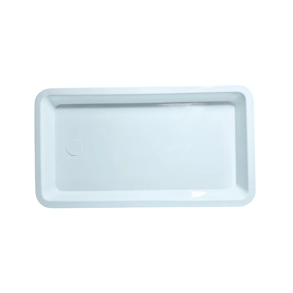 Autoclavavel Plastic Tray 20x10x2 White Fava