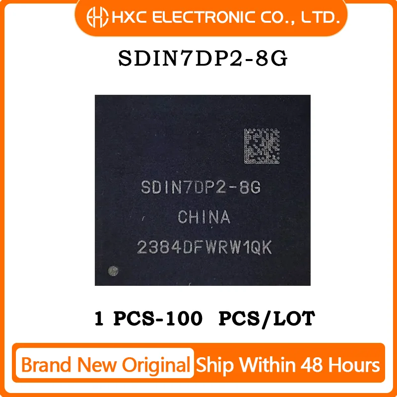 

1PCS/5PCS/10PCS/50PCS SDIN7DP2-8G SDIN7DP2 BGA153 Brand New Original IC Chip