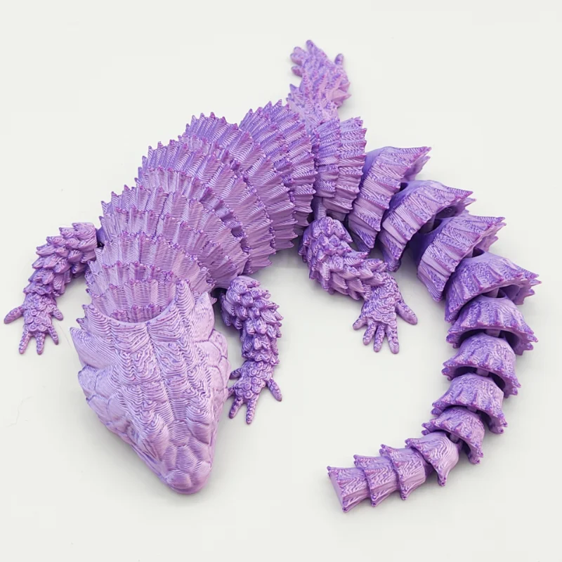 3D Printed Lizard Joint Movable Simulation Reptile Toy Decoration Birthday Gift for Boys and Girls animales de juguete figuras