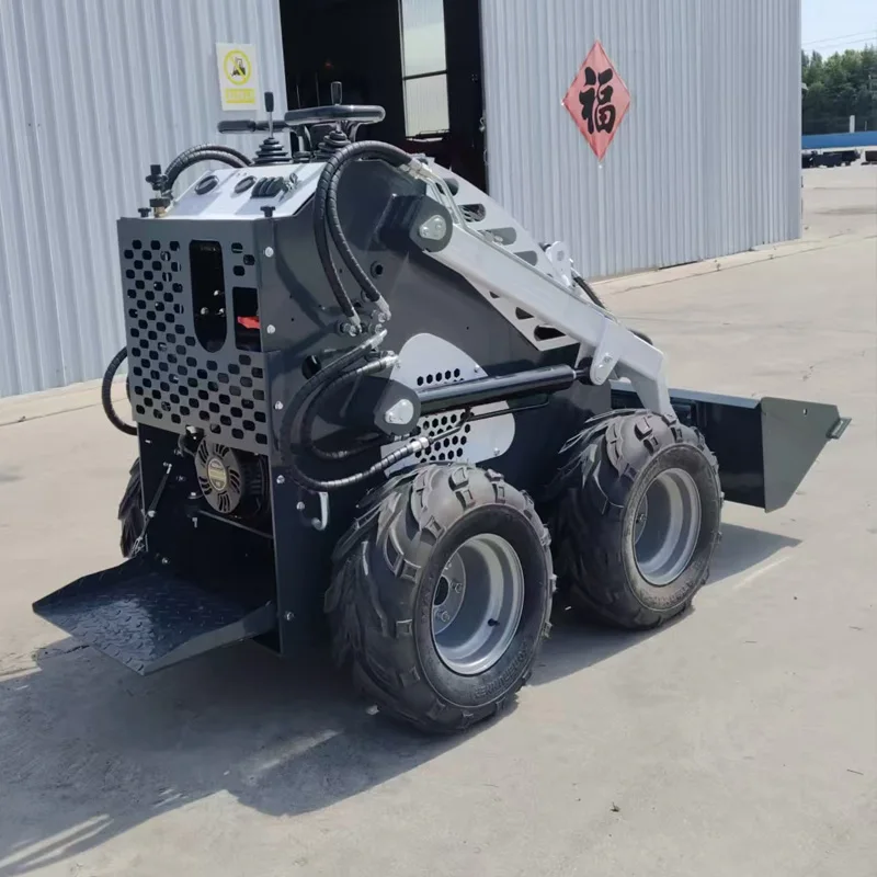 

Compact Wheel Loader Front End Mini Loader CE EPA Euro5 China Mini Skid Steer Loader