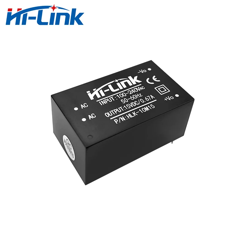 10pcs/lot Free Ship 85-264v to 10W 15V 660mA HLK-10M15 AC DC switch power supply Manufacturer