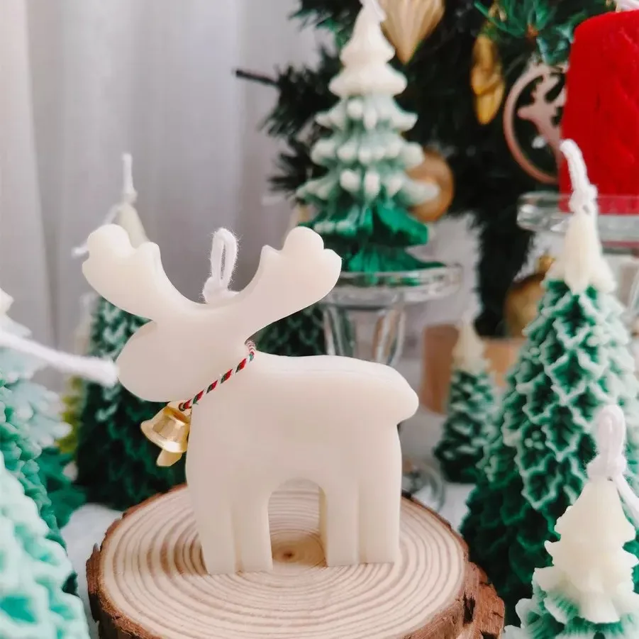 Christmas Soy Wax Elk Aromatherapy Candles Creative Christmas Gifts Stalling and Selling Goods Festival Event Gifts