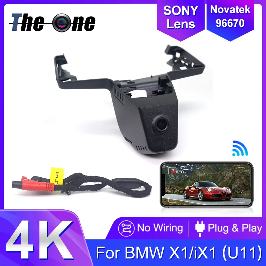 

New! 4K UHD Plug and Play Dash Cam For BMW X1/iX1 (U11) 2023-2026, OEM DVR with WiFi, Loop Recording, Dashcam 2160P