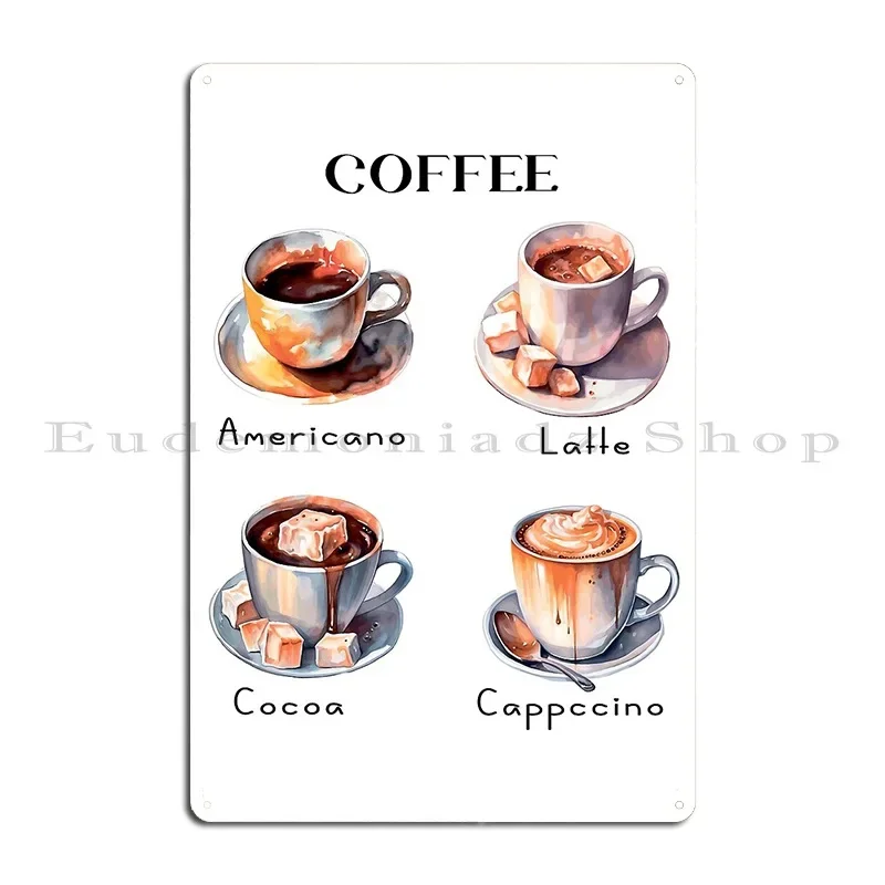 Truly Coffee Lovers Metal Sign Personalized Garage Decoration Party Wall Decor Tin Sign Poster