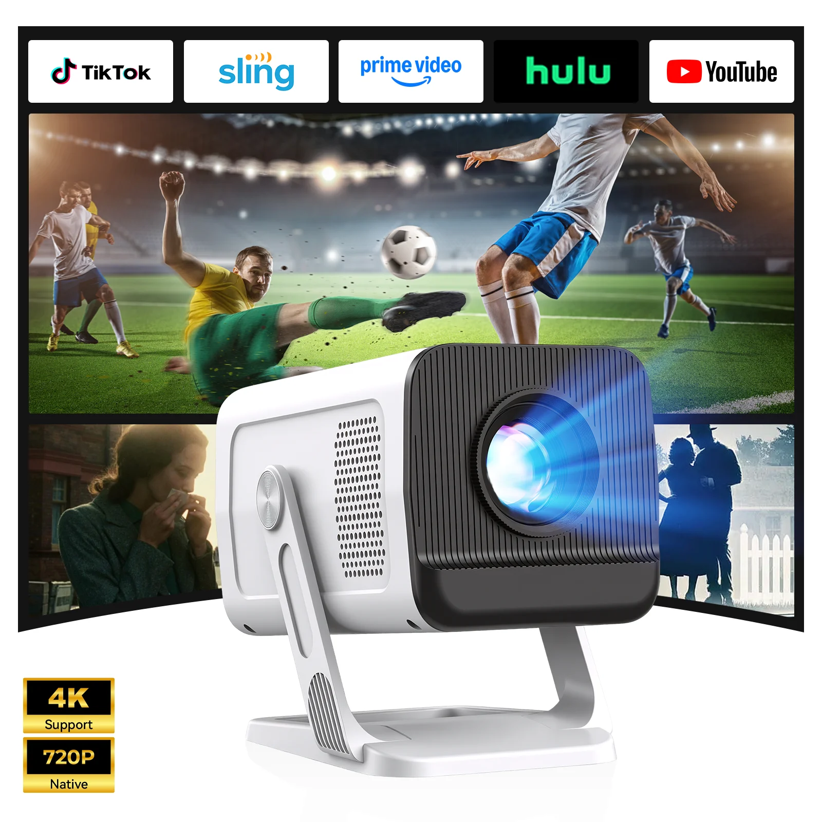 Android 14 Mini-Projektor 720P – Home Cinema Portable Bewertung und Preis