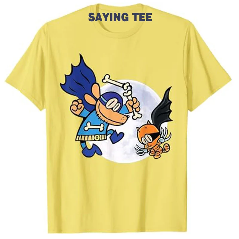 Hund und Katze wesentliche T-Shirt niedlichen Comics Grafik Outfit Jungen Mode Kurzarm Blusen Söhne Geburtstags geschenk sagen T-Shirts – Detail 8