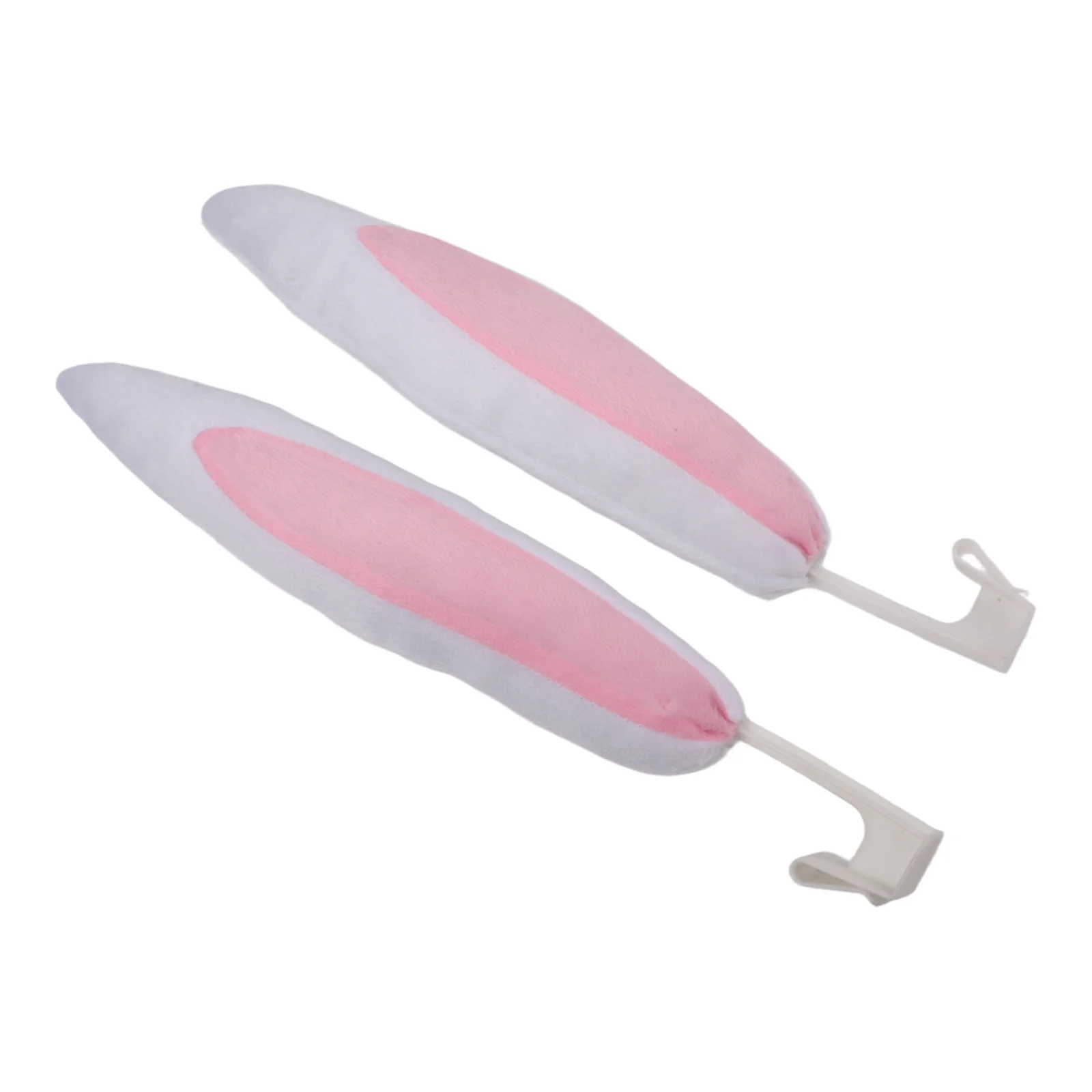 As Shown In The Figure Car Bunny Ears Includes Nose Accessory Fabric Material Easy Installation Quick Clip Attachment