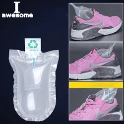100pcs Practical Plastic Inflatable Shoe Trees Adjustable Length Shoe Trees Stretcher Boot Holder Organizers Shoe Stretcher