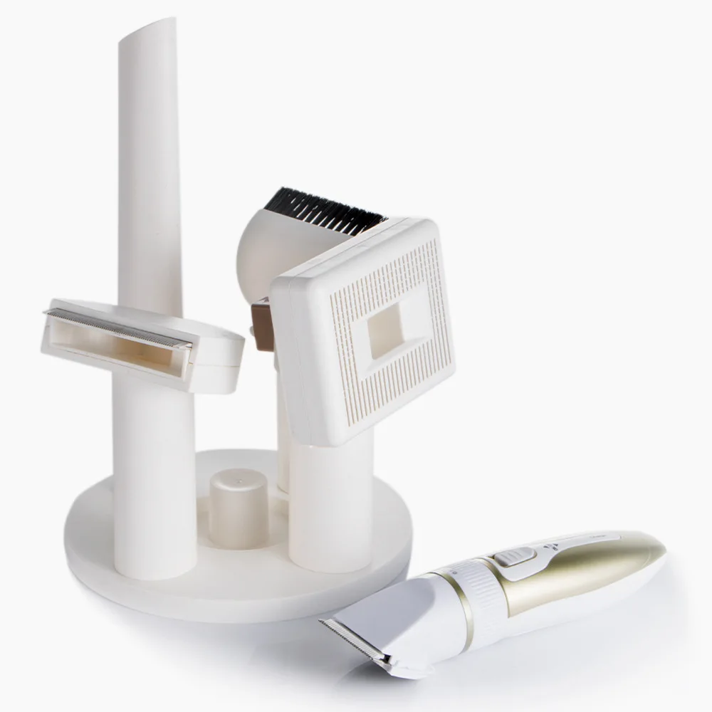 가정용 애완 동물 진공 청소기 개 손질 키트 헤어 리무버 5 개의 손질 도구가있는 휴대용 애완 동물 진드기 제거제