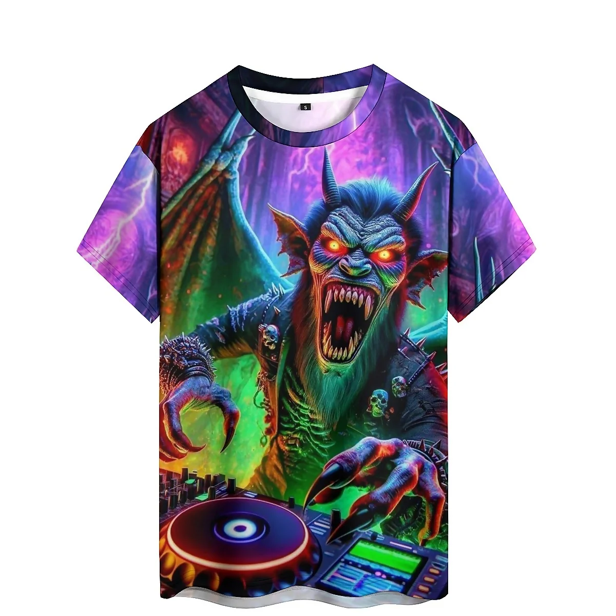 2026 New Abstract Dizzy Effect Men's 3D Printed Short-Sleeve T-Shirt - 3D Short-Sleeve, Loose & Smooth