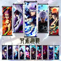 Jujutsu Kaisen Poster Anime Hanging Painting Itadori Yuji Home Decor Fushiguro Megumi Canvas Scroll Picture Gojo Satoru Wall Art