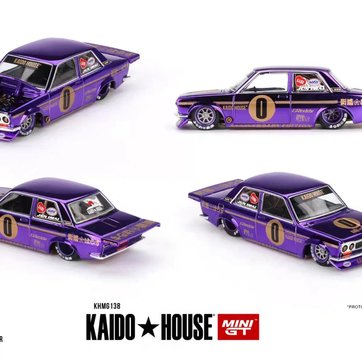 Kaido House + MINIGT 1:64 510 Pro Anniversary Alloy Static Model 138#