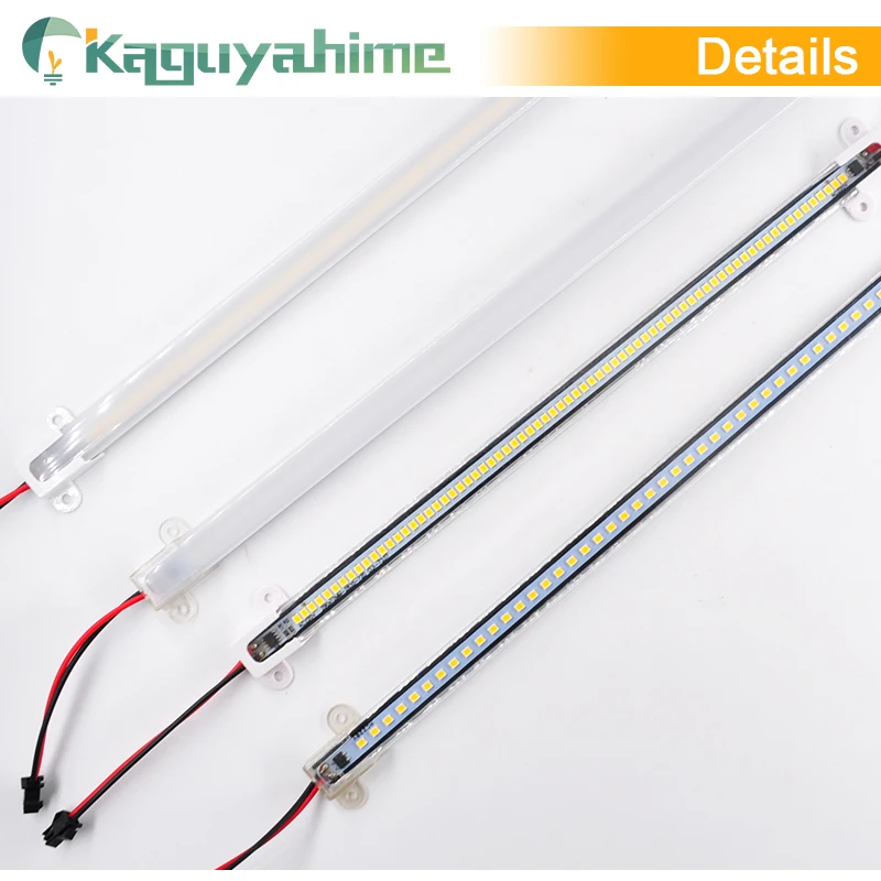 Kaguyahime 220V 240V LED Tube LED Bar Light 30cm 50cm 60cm Fluorescent Light Rigid Strip 6W 10W 230V Lamp Home Decor Lighting