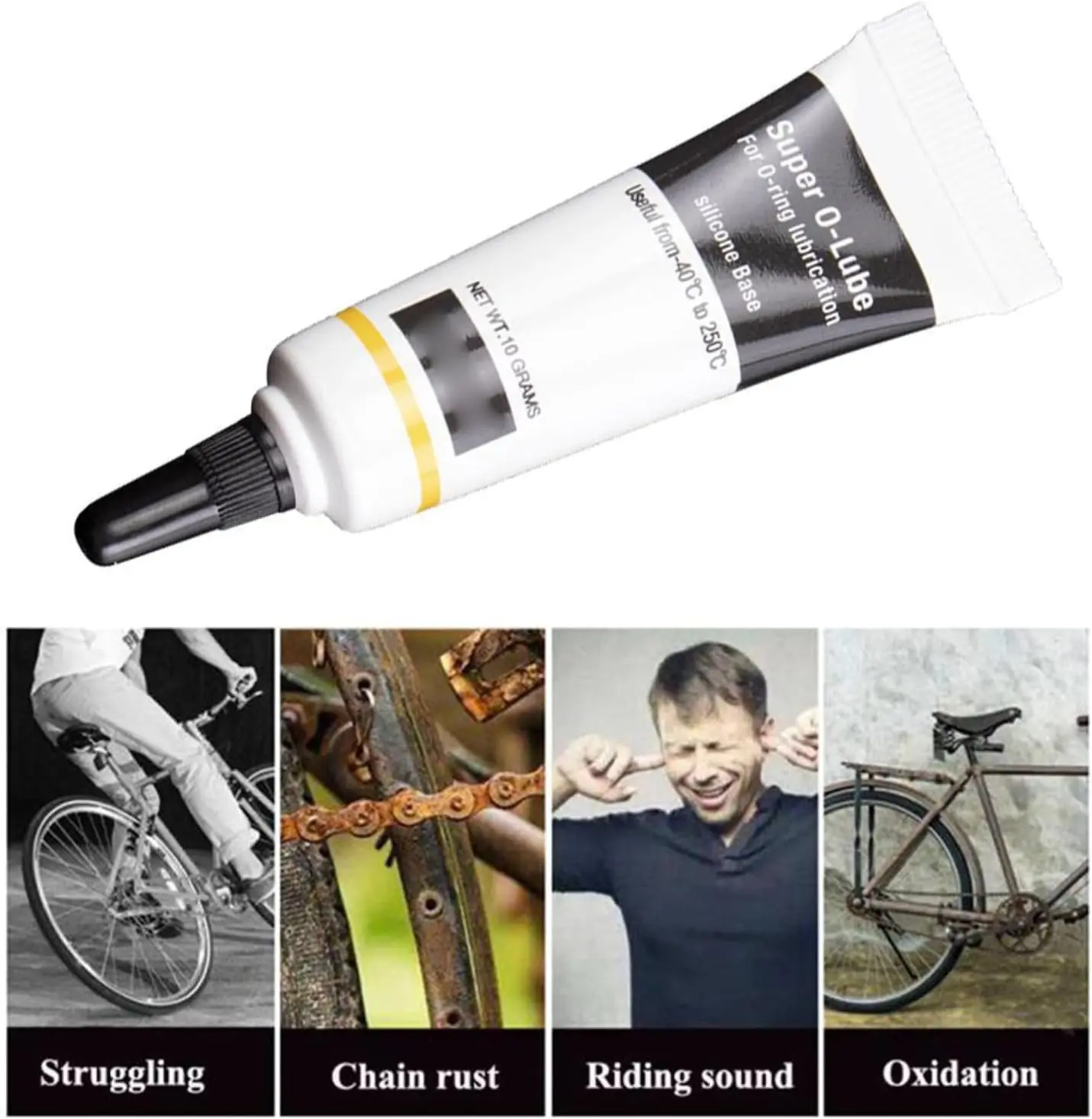 Wasserdichtes Fahrrad öl Fetts chmier mittel 10g Silikon fett lebensmittel echt passend Motoröl für