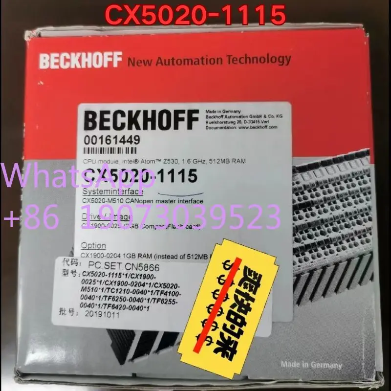 

Second-hand disassembled machine slightly used good condition PLC module CX5020-1115