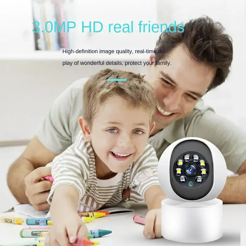 Home 5G Security Protection Wireless WiFi Camera, Mobile Remote Monitor,Indoor 360Degree High-Definition VoiceIntercom