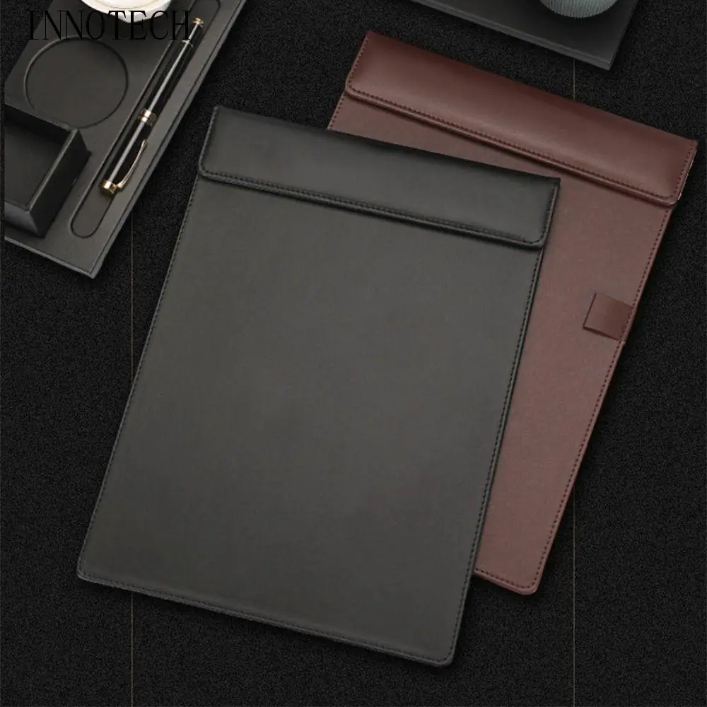 

Практичная папка для бумаги из искусственной кожи, магнитная папка-буфер обмена формата А4, держатель для ручек, портативный блокнот для письма, медсестры