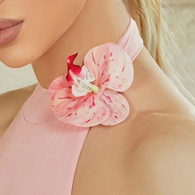 5 cores flores acessórios de dança latina feminino roupas de dança latina ornamento prática desempenho traje flor clipe dnv23941