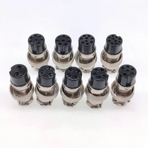 Imagen 2 del producto Conector Circular hembra macho de 5/8 ""GX16 2Pin3pin4pin 5pin6pin7pin8pin9pin10pin diámetro 16mm L73 RS765 DF16 M16
