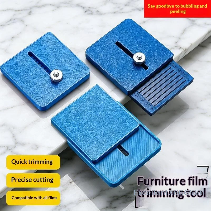 1Pcs Edge Trimming Guide Adjustable DIY Edge Wrap Cutting Template Tool for Furniture Repair Woodworking DIYers