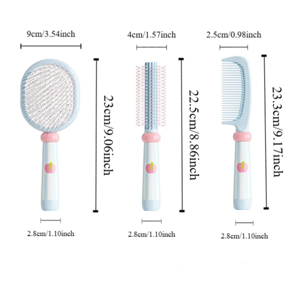 مكافحة ساكنة كيس الهواء مشط الشعر تدليك فروة الرأس تصفيف الشعر أداة تدليك مشط المحمولة تصفيف الشعر وسادة هوائية أمشاط ماكياج أداة #5