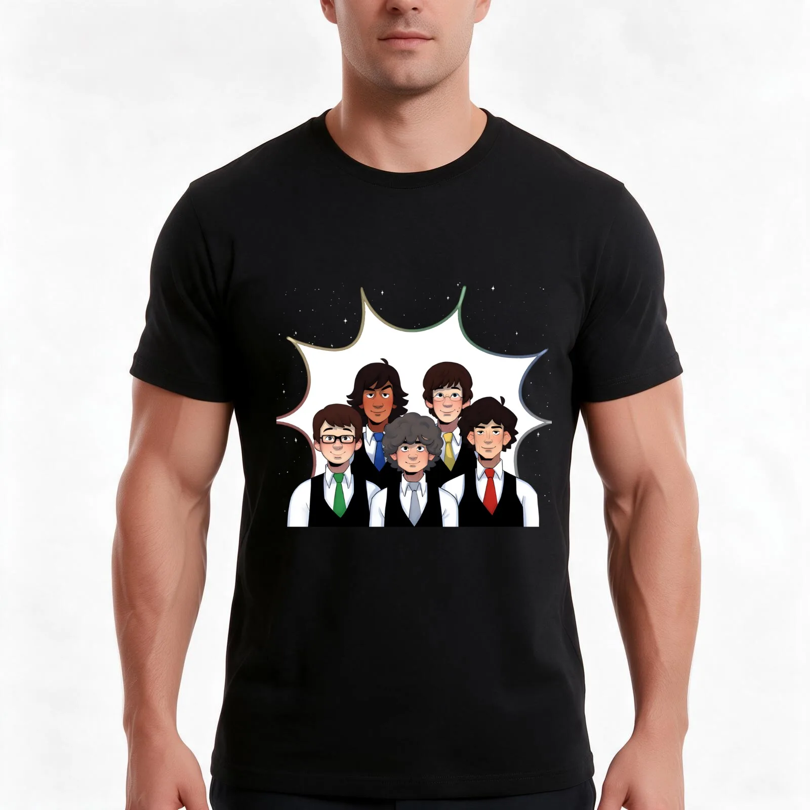 Tally hall anime art T-Shirt Summer Casual Cotton Tee Oversized Streetwear Tops Vintage Graphic Print Loose Fit Short Sleeve