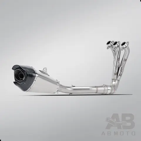 AB MOTO MT09 21-24 XSR900 22-24 Yoshimura AT2 51MM Exhaust Muffler Front Link Pipe Full System Motorcycle Modified Slip On