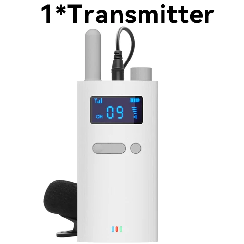 Tebe Wireless Tour Guide System with Microphone Portable Audio Transmitter Receiver for Church Excursion Museum Conference