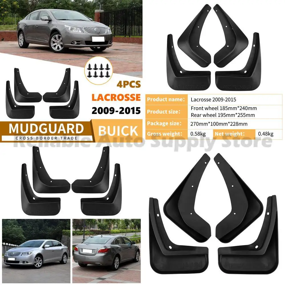 

For Buick LaCrosse 2009-2015 Car Tire Mud Flaps Auto Accessories Premium Quality Durable Protection Stylish Design