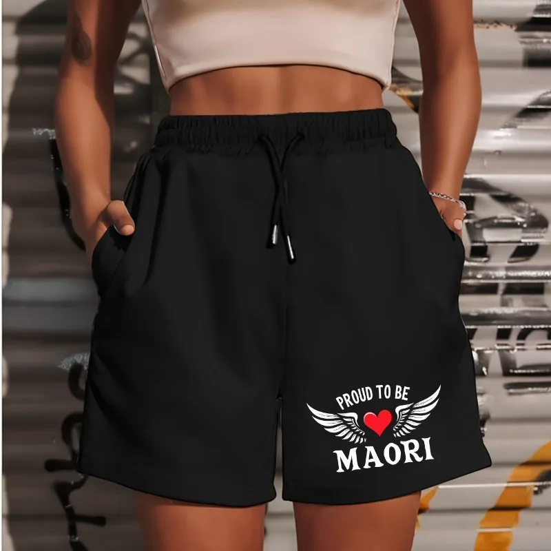 

New women's shorts, summer casual versatile mid length pants, American trend outerwear, summer beach pants