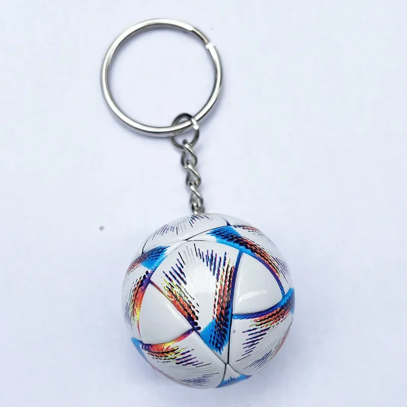 Football Keychain 3.8cm PVC Soccer Ball Action Figures Fan Souvenirs