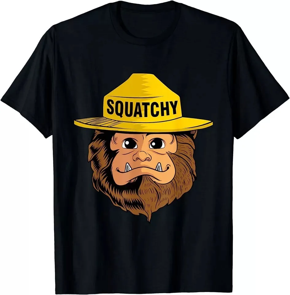 

Bigfoot Squatchy Sasquatch Retro Vintage Camping Hiking T-Shirt