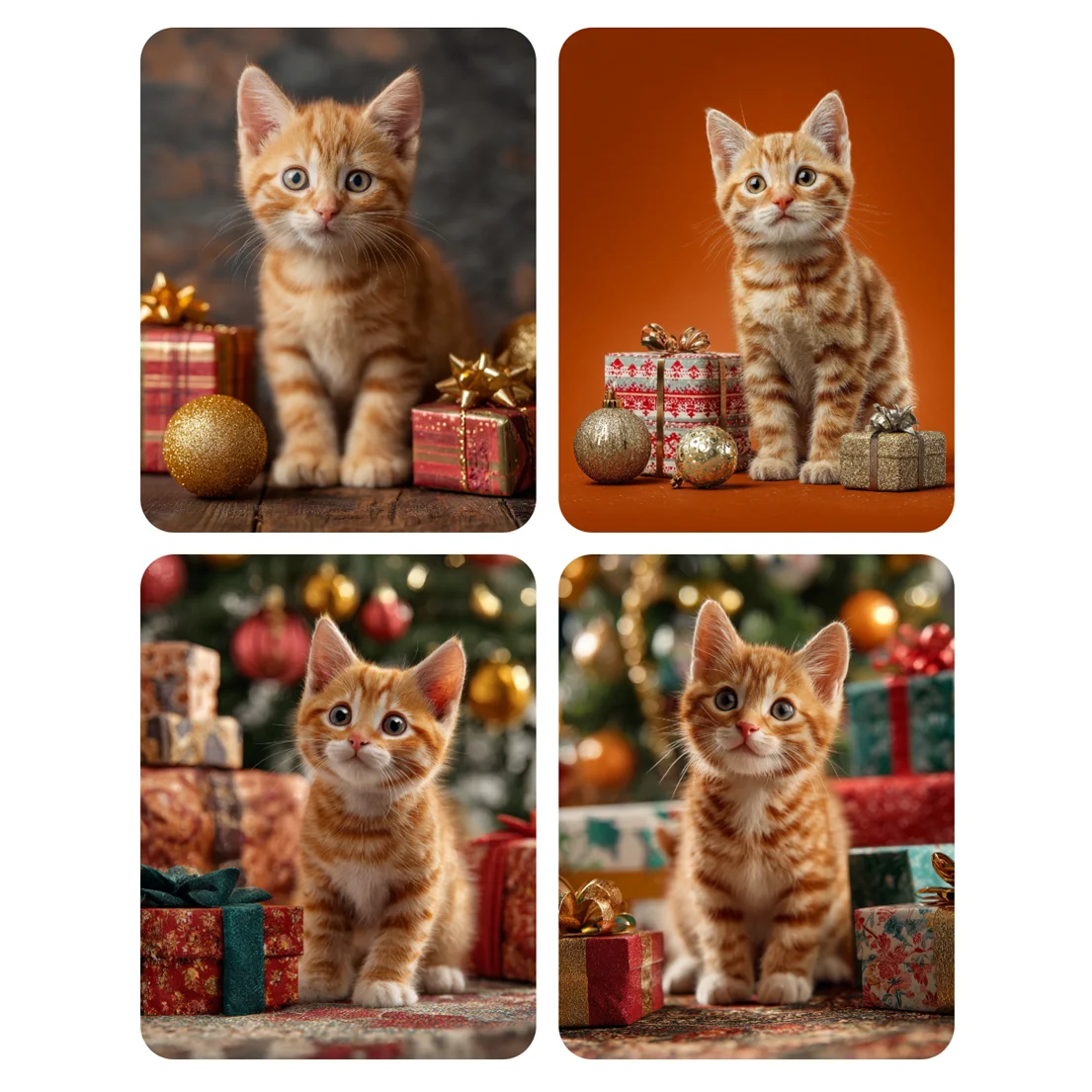 

Ручная роспись кошек и подарочные коробки, набор для рисования по номерам, сделай сам, акриловая работа, холст, художественный подарок для дома