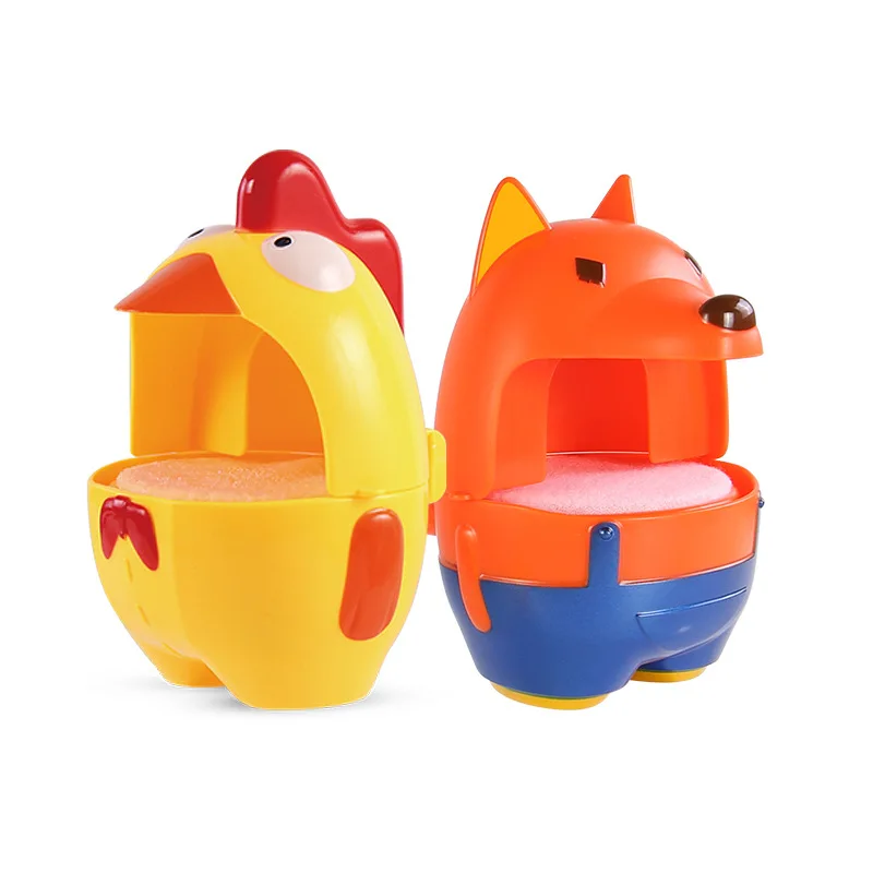 Hot Selling Toys Mouth Blowing Water Play Outdoor Bubble Making Machine Cartoon Cute Fox Chick Bubble Blowing Props Toys