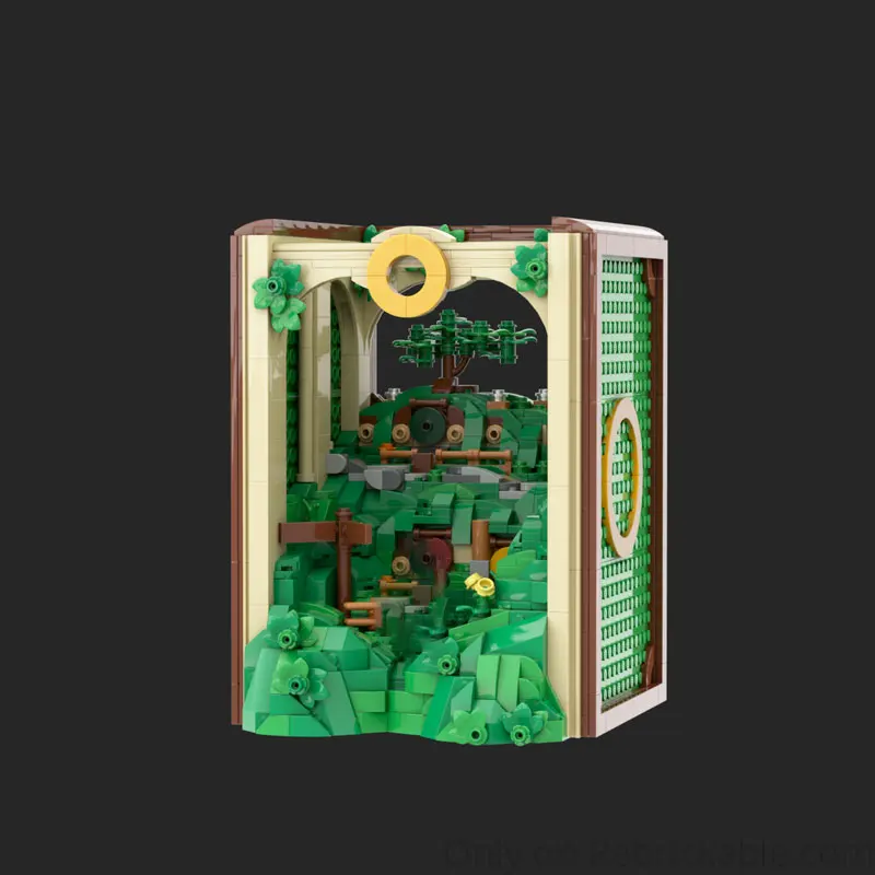 MOC العمارة سلسلة كتاب الزاوية بنة MOC نموذج ألعاب الطوب الجسيمات الإبداعية التعليمية هدايا عيد الميلاد