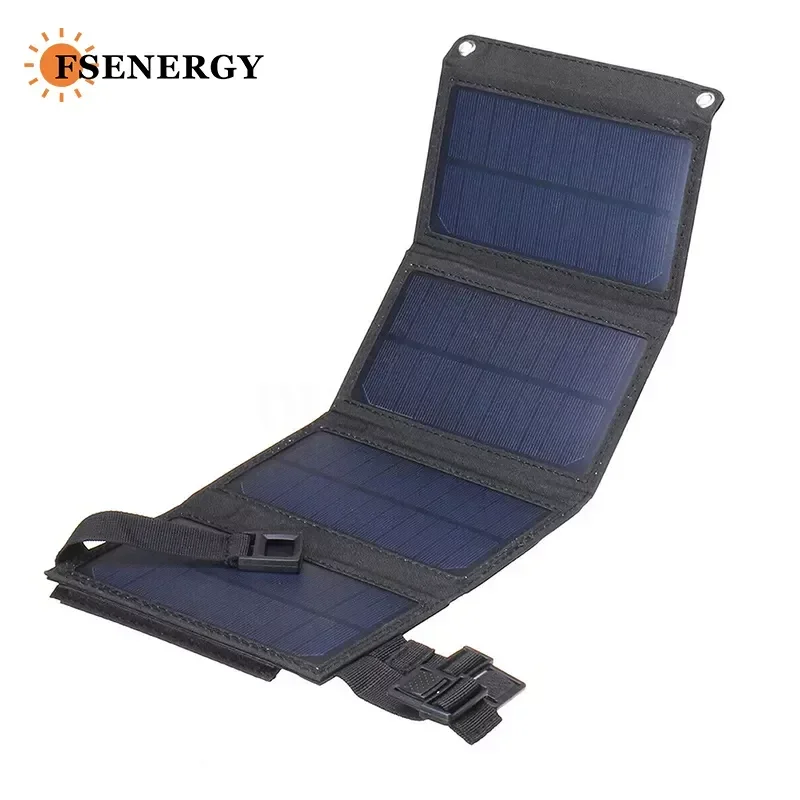 Hot selling foldable solar panels 20w 5v USB monocrystalline portable solar panels for mobile phone use