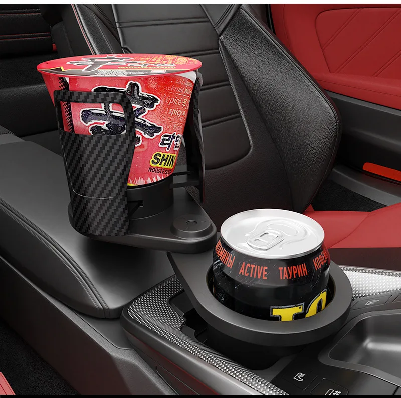 رائجة البيع 2 في 1 حامل أكواب السيارة المتوسع 360 درجة قاعدة قابلة للتعديل حامل مشروبات المضادة للاهتزاز مستقرة حامل زجاجات السيارات المنظم #4