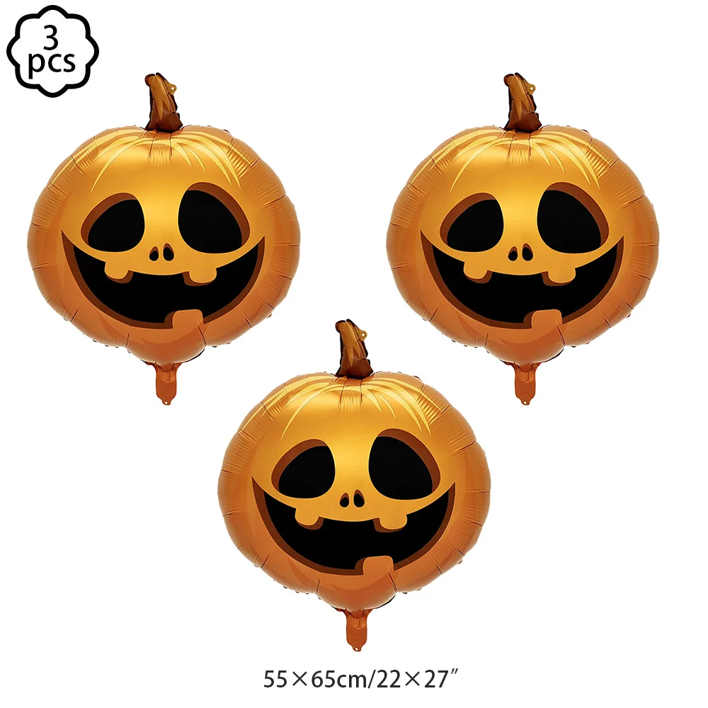 Halloween Ballondekoration Halloween Schwarze Spinnenballons Riesige Totenkopf-Skelett-Ballons 2026 Halloween Dekoration Haushaltsbedarf – Detail 6