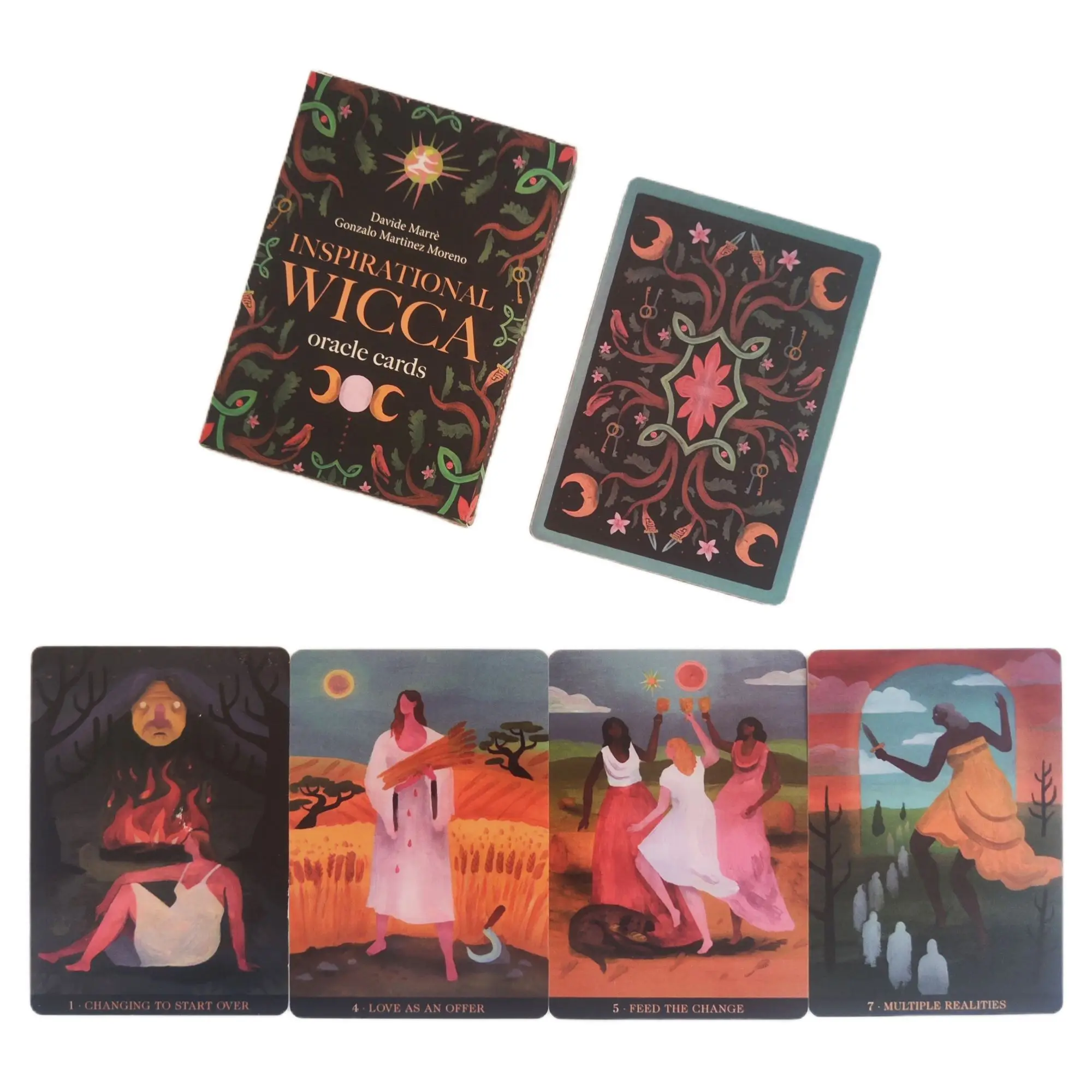 Seasons of The Witch Oracle Cards For Christmas Holiday Gift Family Party Entertainment Board Game Divination Telling Card Game