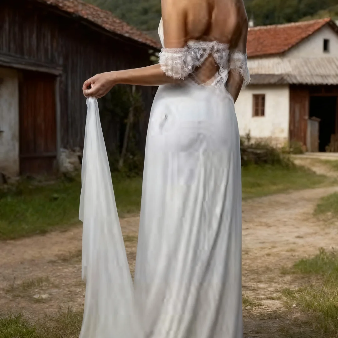 

Пляжные свадебные платья с вырезом в форме сердца по индивидуальному заказу, кружевное платье с аппликацией для невесты, элегантное свадебное платье длиной до пола