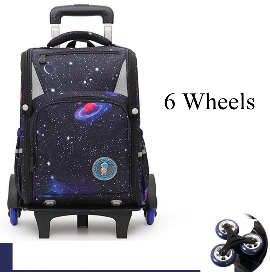 Kids School Trolley Bags for girls School Rolling Backpack for boys Elementary School Bookbag Satchel wheels Trolley Luggage Bag