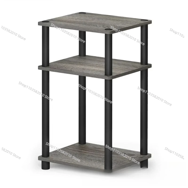 Multi-Layer Floor-to-Ceiling Storage Rack, Small Tea Table for Living Room Organization