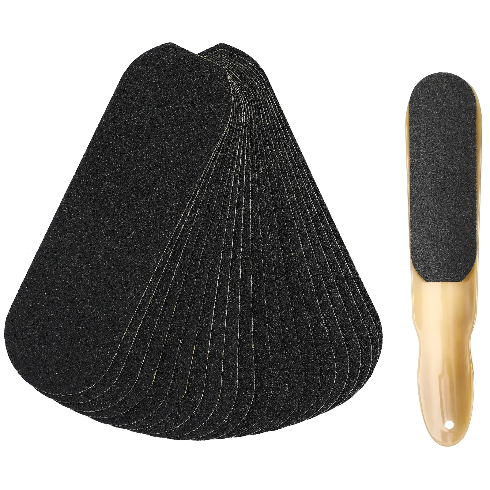 

40Pcs Foot Sandpaper Portable Callus Remover Tool Safe Effective Dead Skin Removal Black Foot Sandpaper Callus Remover Tool