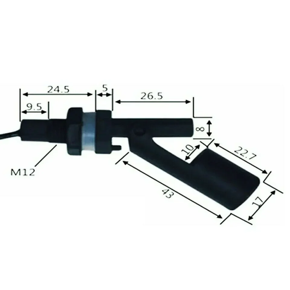 Imagem -06 - Água Líquida Nível Sensor Interruptor Float Interruptor Sensor Horizontal Float Controlador Automático da Bomba de Água 1pc 110vdc 220vdc 0.5a 1a